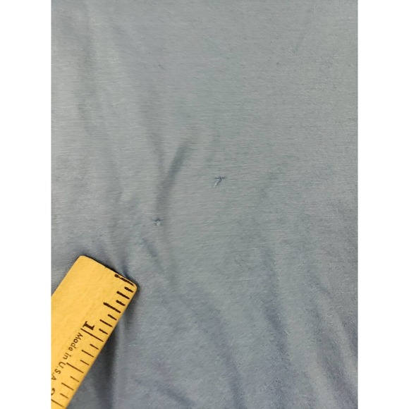Bugatchi Uomo Mens Blue Short Sleeve Polo Shirt Sz Large 100% Mercerized Cotton - Picture 6 of 11